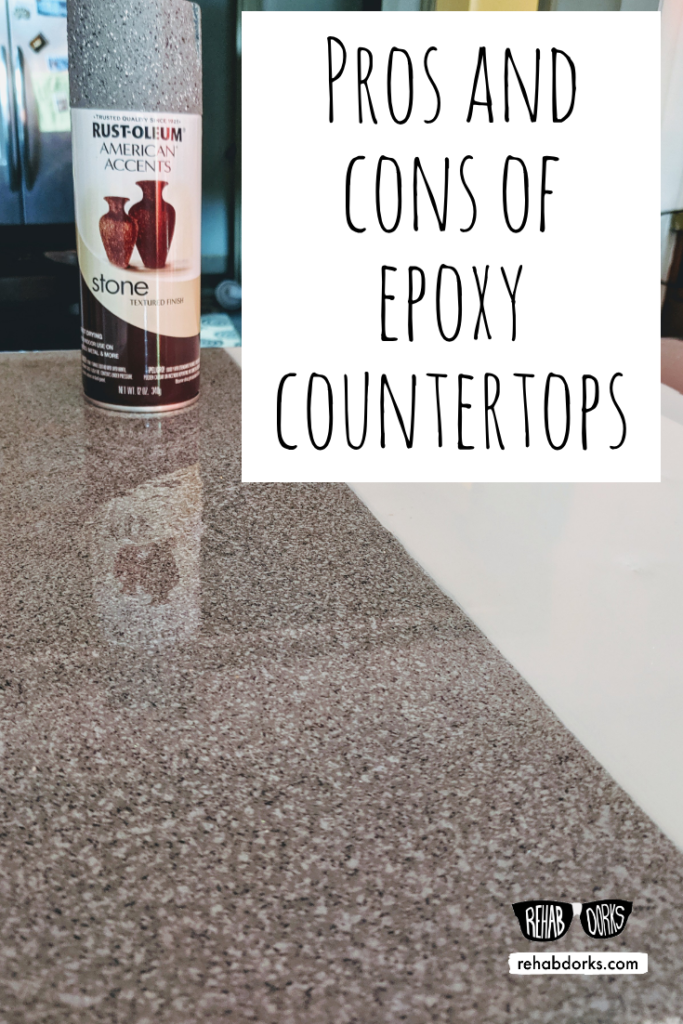 Spray Painted Epoxy Resin Countertops Testing Four Styles